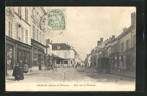 AK Nangis, Rue de la Poterie