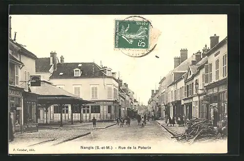 AK Nangis, Rue de la Poterie