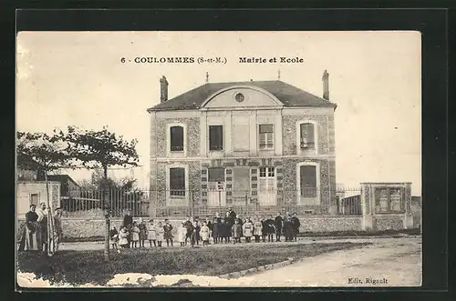 AK Coulommes, Mairie et École