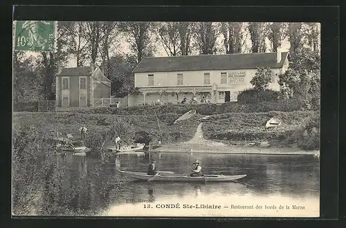 AK Condé-Sainte-Libiaire, Restaurant des bords de la Marne