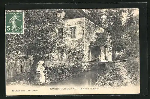AK Mauperthuis, Le Moulin de Bréard