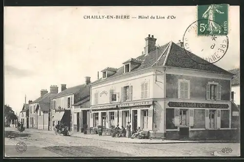 AK Chailly-en-Biére, Hotel du Lion d'Or