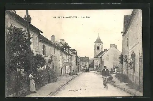 AK Villiers-sur-Morin, Une Rue