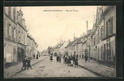 AK Guignes-Rabutin, Rue de Troyes