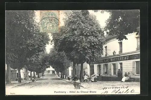 AK Ponthierry, Hôtel du Cheval Blanc