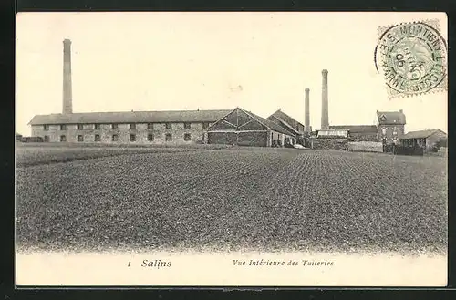 AK Salins, Vue Intérieure des Tuileries