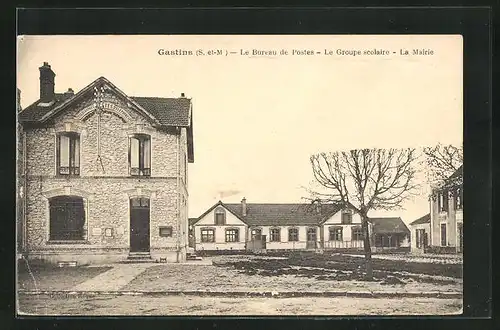 AK Gastins, Le Bureau de Postes, Le Groupe scolaire, le Mairie