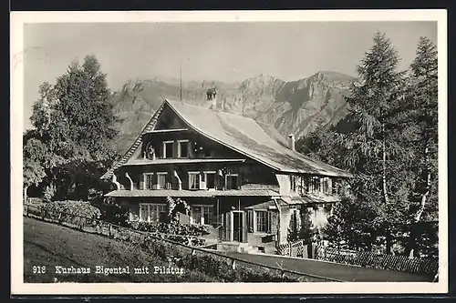 AK Eigental, Am Kurhaus mit Pilatus