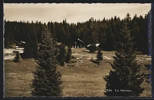 AK La Givrine, Ortsansicht bei Tag