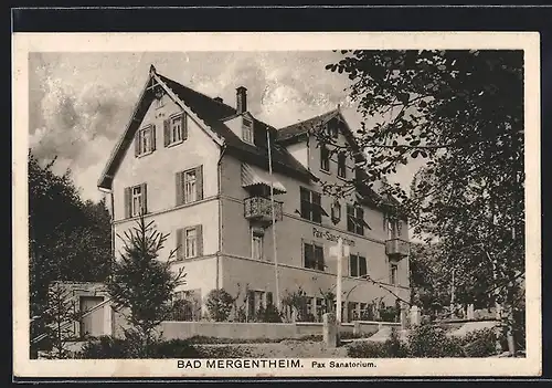 AK Bad Mergentheim, Pax-Sanatorium