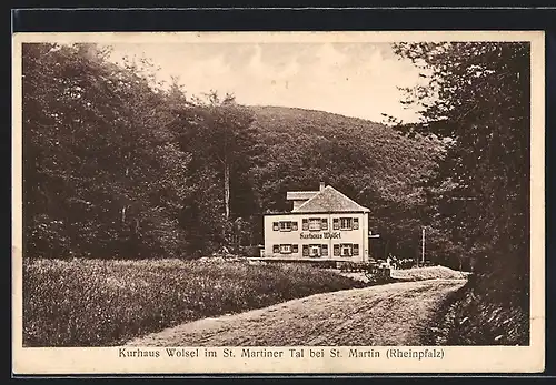 AK St. Martin /Rheinpfalz, Blick auf Kurhaus Wolsel