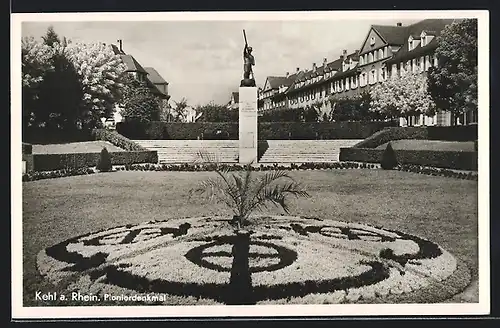 AK Kehl, Partie am Pionierdenkmal