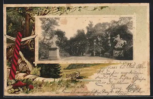 AK Stuttgart, Kgl. Untere Anlagen