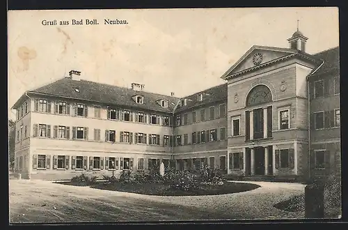 AK Bad Boll, Neubau mit Anlagen