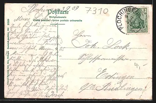 AK Plochingen, Teilansicht