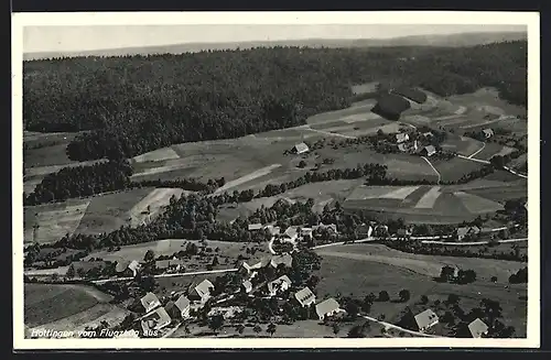 AK Hottingen, Gesamtansicht, Fliegeraufnahme