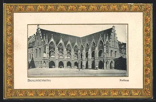 AK Braunschweig, Partie am Rathaus