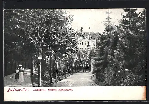 AK Badenweiler, Schloss Hausbaden