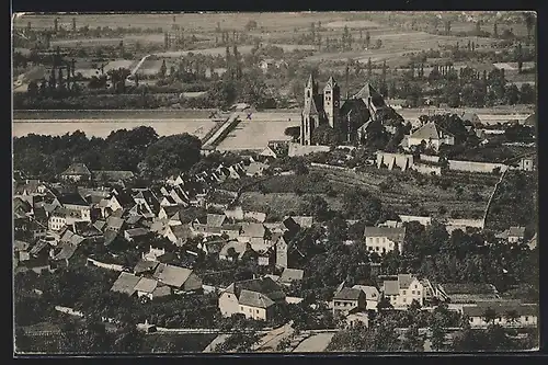 AK Breisach am Rh., Stadtansicht aus der Vogelschau