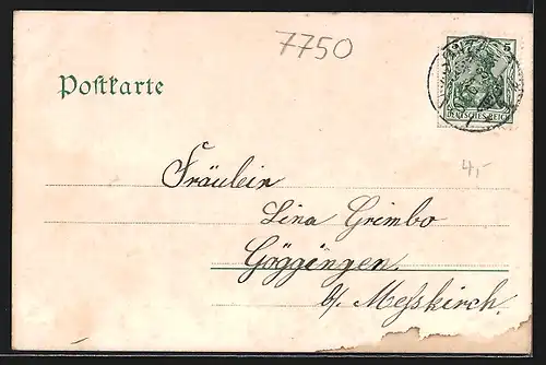 AK Konstanz, Strasse am Bahnhofsplatz