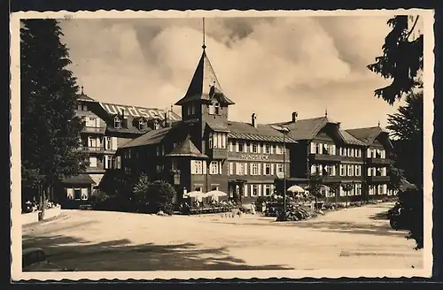 AK Hundseck /Schwarzwald, Blick auf das Kurhaus Hundseck