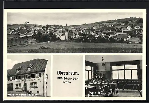 AK Obernheim, Gasthaus und Pension zur Sonne, Inh. Alois Allgaier
