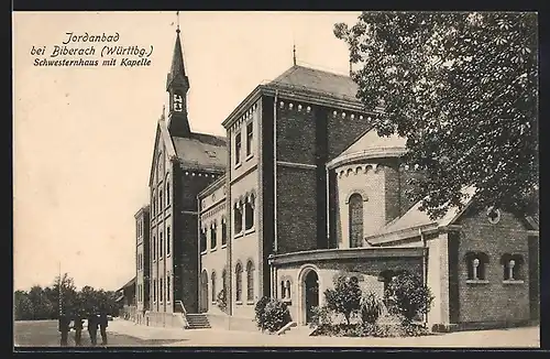 AK Jordanbad / Württbg., Schwesternhaus mit Kapelle