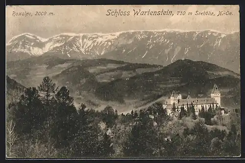 AK Wartenstein, Schloss Wartenstein, Raxalpe