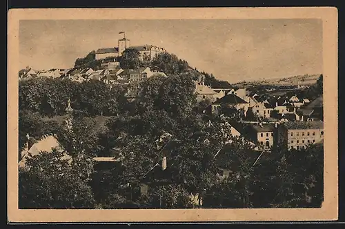 AK Weitra /Niederdonau, Blick zum Schloss