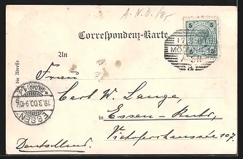 AK Vorderbrühl, Totalansicht aus der Vogelschau