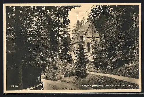 AK Semmering, Kirchlein am Hochwege