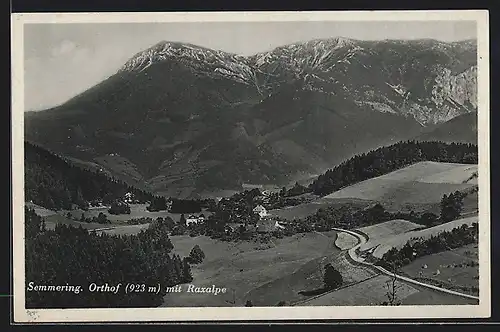 AK Semmering, Orthof mit Raxalpe