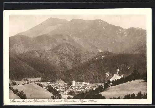 AK Türnitz, Ortsansicht mit Türnitzer Höger