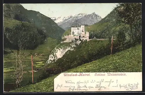 AK Windisch-Matrei, Schloss Weissenstein im Gebirge