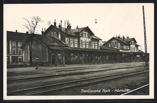 AK Trencianska Teplá, Nádrazie