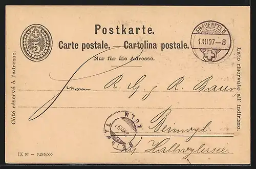 AK Zürich, Frederic Steinfels, Fabrique de Savons & Parfumerie