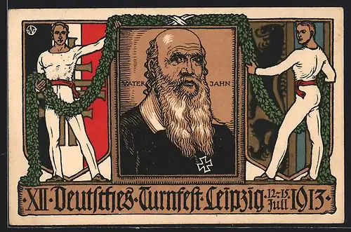 AK Leipzig, XII. Deutsches Turnfest 1913, Turnvater Jahn