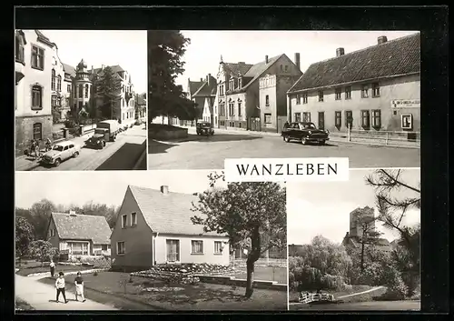AK Wanzleben, Rat des Kreises, Lange Strasse, vor dem Hohen Tore, Kulturpark