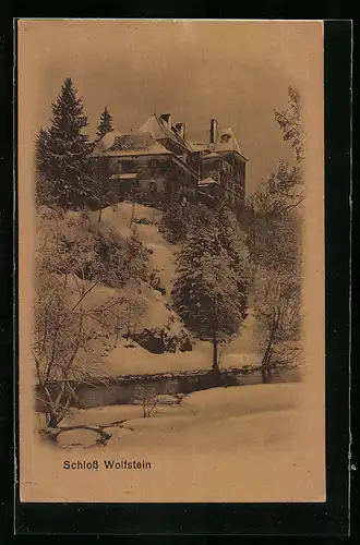 AK Freyung, Partie am Schloss Wolfstein