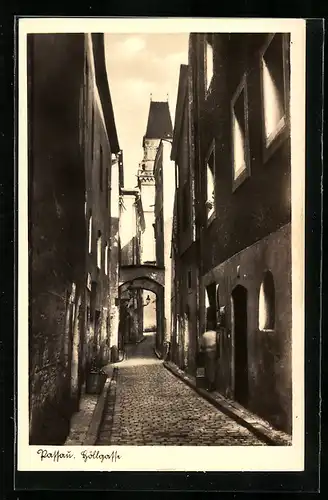 AK Passau, Blick in die Höllgasse