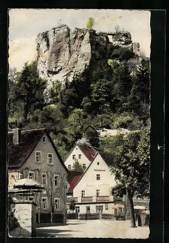 AK Streitberg, Ortsansicht mit Bäckerei-Konditorei