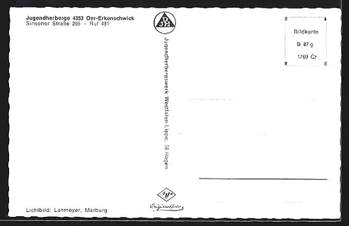 AK Oer-Erkenschwick, Jugendherberge, Sinsener Strasse 265