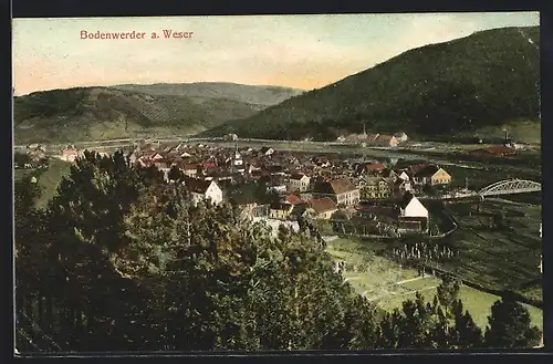 AK Bodenwerder a. Weser, Teilansicht
