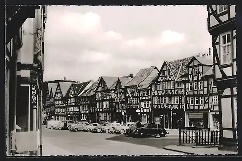 AK Eschwege im Werraland, Marktplatz mit Geschäften