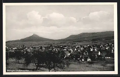 AK Bisingen, Panorama-Ansicht mit Umgebung