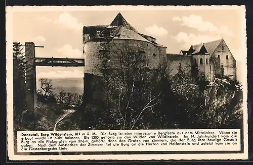 AK Leibertingen, Blick zur Burg Wildenstein