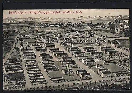 AK Heuberg-Stetten, Barackenlager des Truppenübungsplatzes