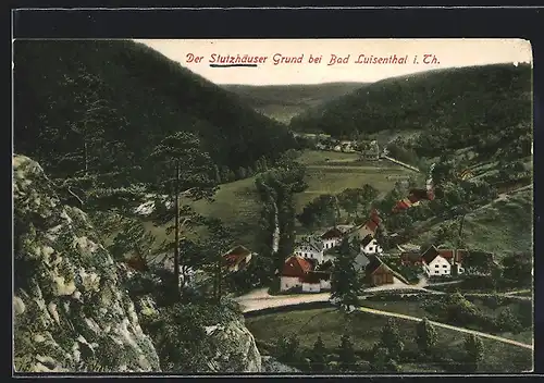 AK Bad Luisenthal i. Th., Der Stutzhäuser Grund