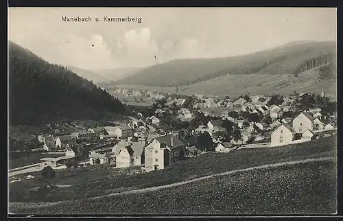 AK Manebach, Teilansicht mit Kammerberg