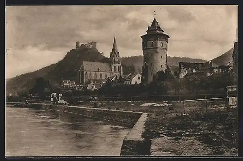 AK Oberwesel, Ruine Schönburg